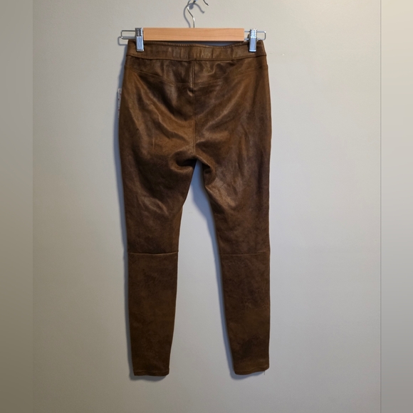 Free People Brown Faux Leather Pants - Picture 4 of 4